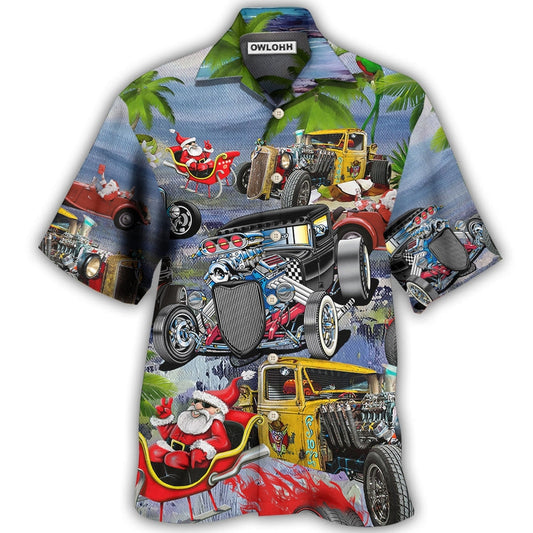 Hawaiian Shirt / Adults / S Hot Rod Riding A Hot Rod For Holiday - Hawaiian Shirt 