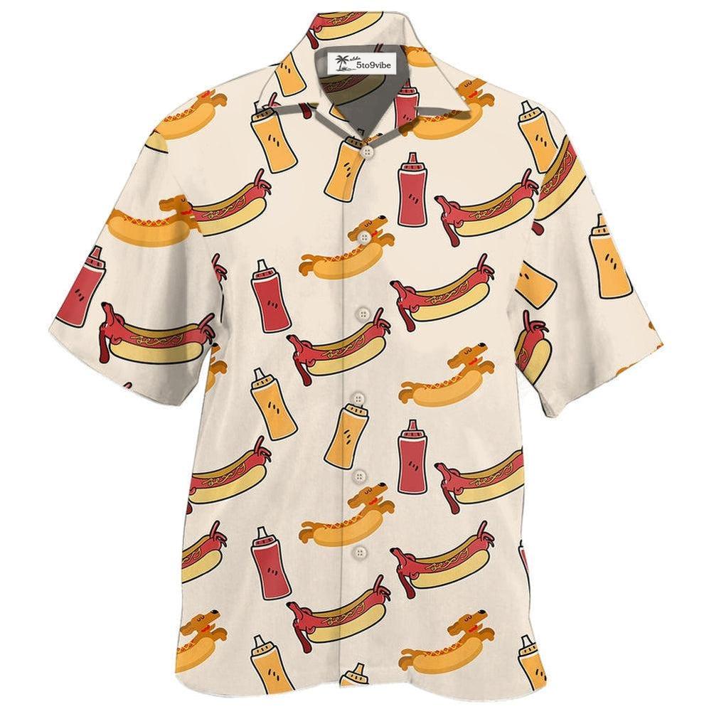 Hawaiian Shirt / Adults / S Hot Dog Funny Cool - Hawaiian Shirt 