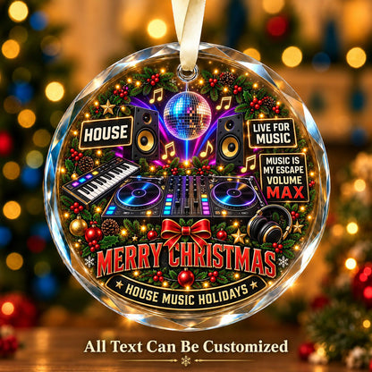 House Personalized Glass Ornament | 5To9Vibe