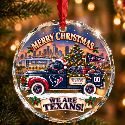 Football team Style 13 Glass Ornament mockup | 5To9Vibe