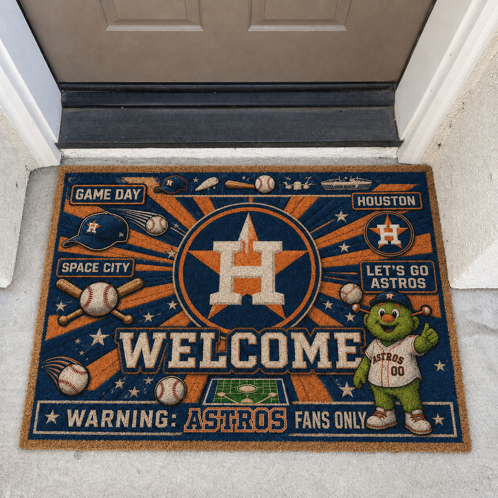Baseball All Teams Welcome Coir Doormat Print Premium Welcome Mat – Personalized Baseball Coir Doormat