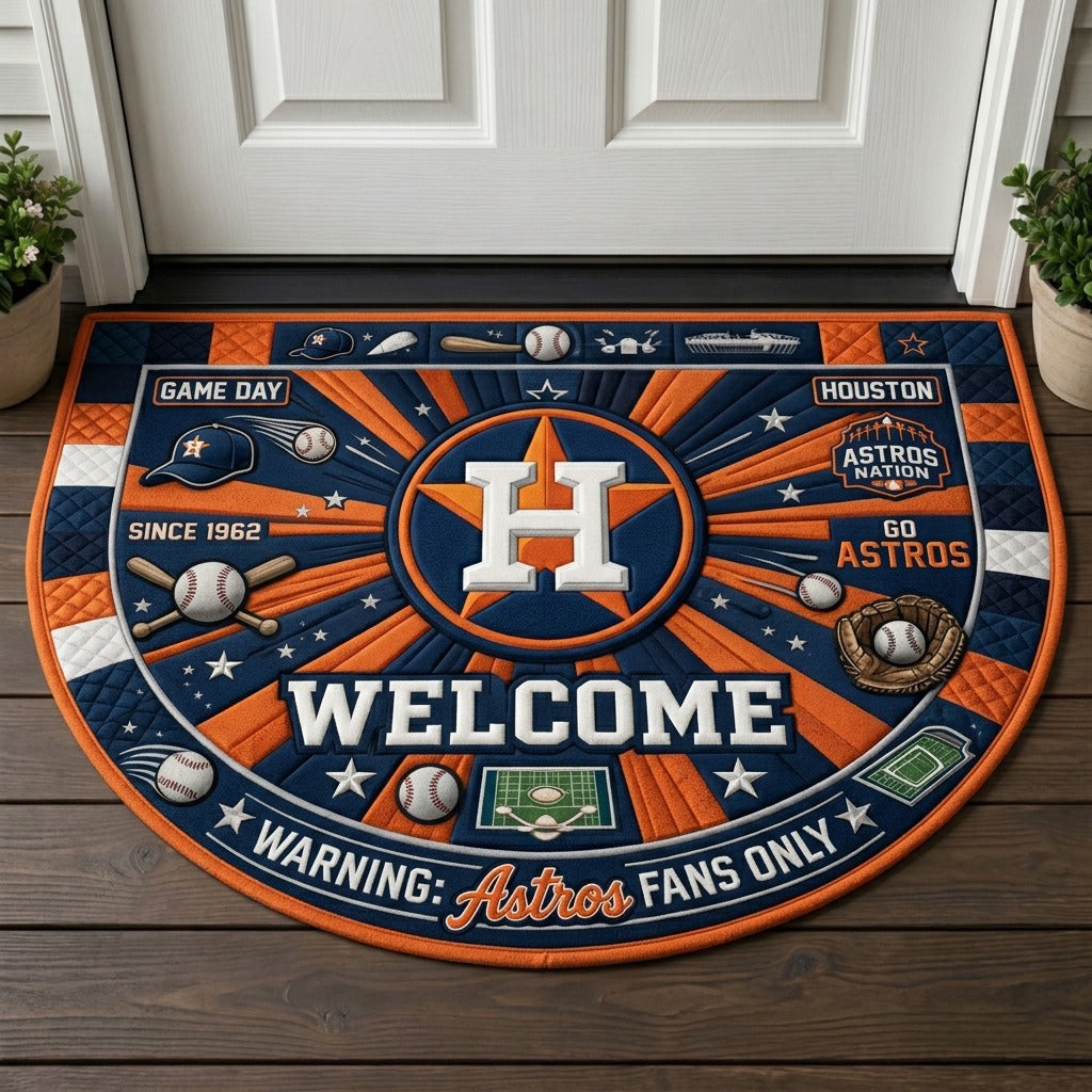 Baseball All Teams Custom Premium Welcome Mat – Personalized Baseball Doormat