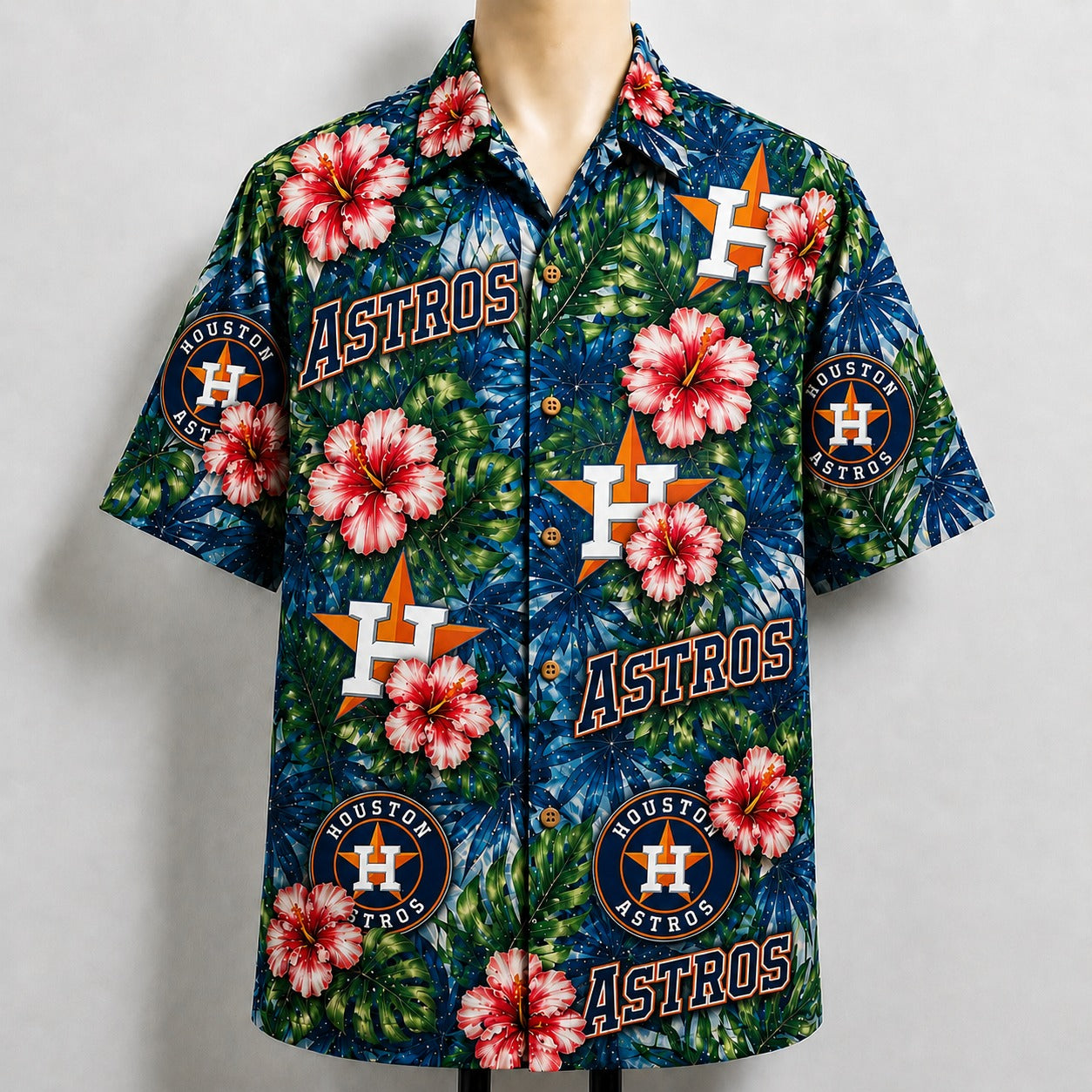 All Baseball Teams Paradise Hibiscus Button-Up Unisex Hawaiian Shirt For Men and Women