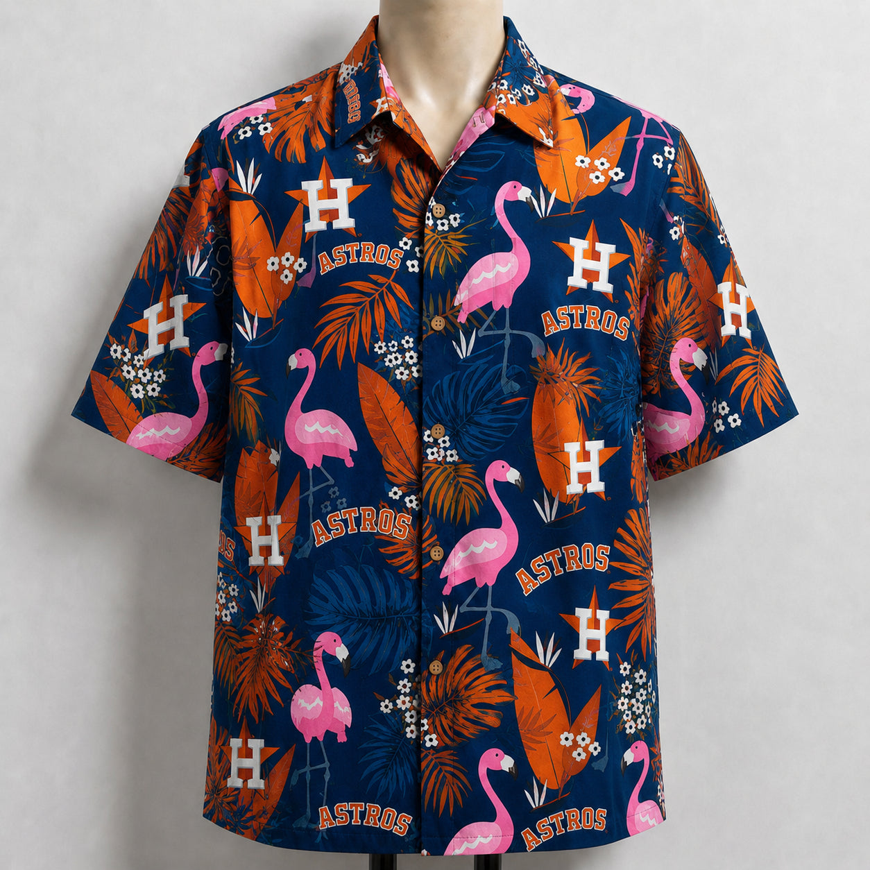 All Baseball Teams Flamingo Hawaiian Shirt | Tropical Baseball Button Up Unisex Hawaiian Shirt For Men and Women