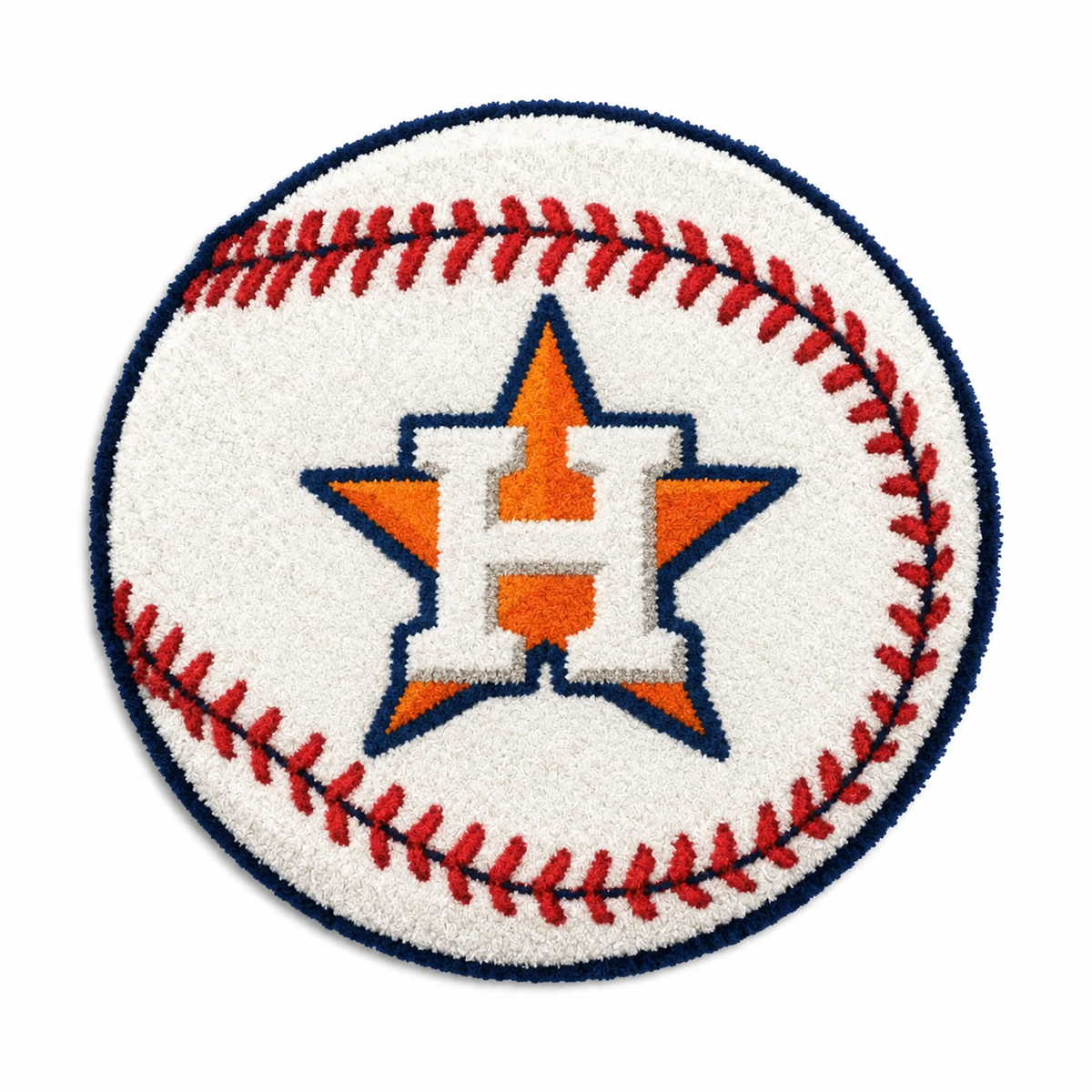 All Baseball Teams Baseball-Shaped Logo Baseball Fan Custom Quilted Print Premium Welcome Mat Washable Black Border – Personalized Baseball Doormat