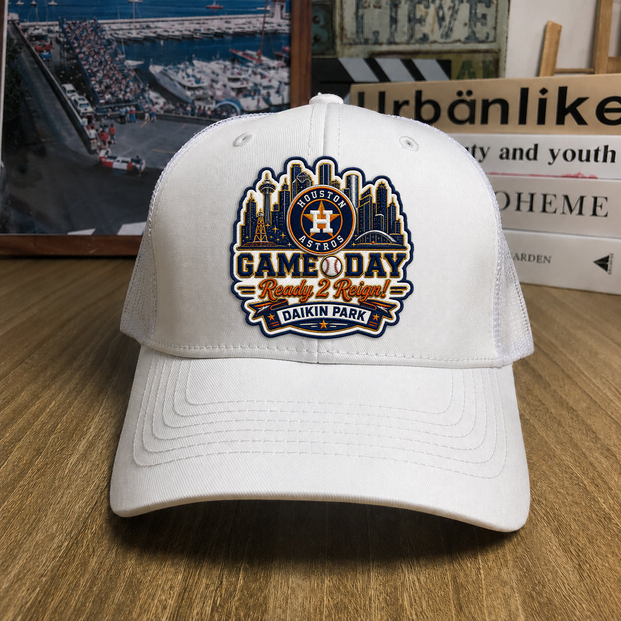 Baseball Trucker Cap All Teams Embroidered Logo Premium Trucker Cap