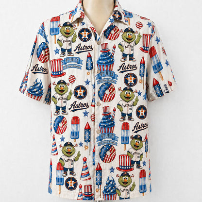 All Baseball Team 4th July 250 Years Anniversary America Premium Unisex Hawaiian Shirt For Men and Women