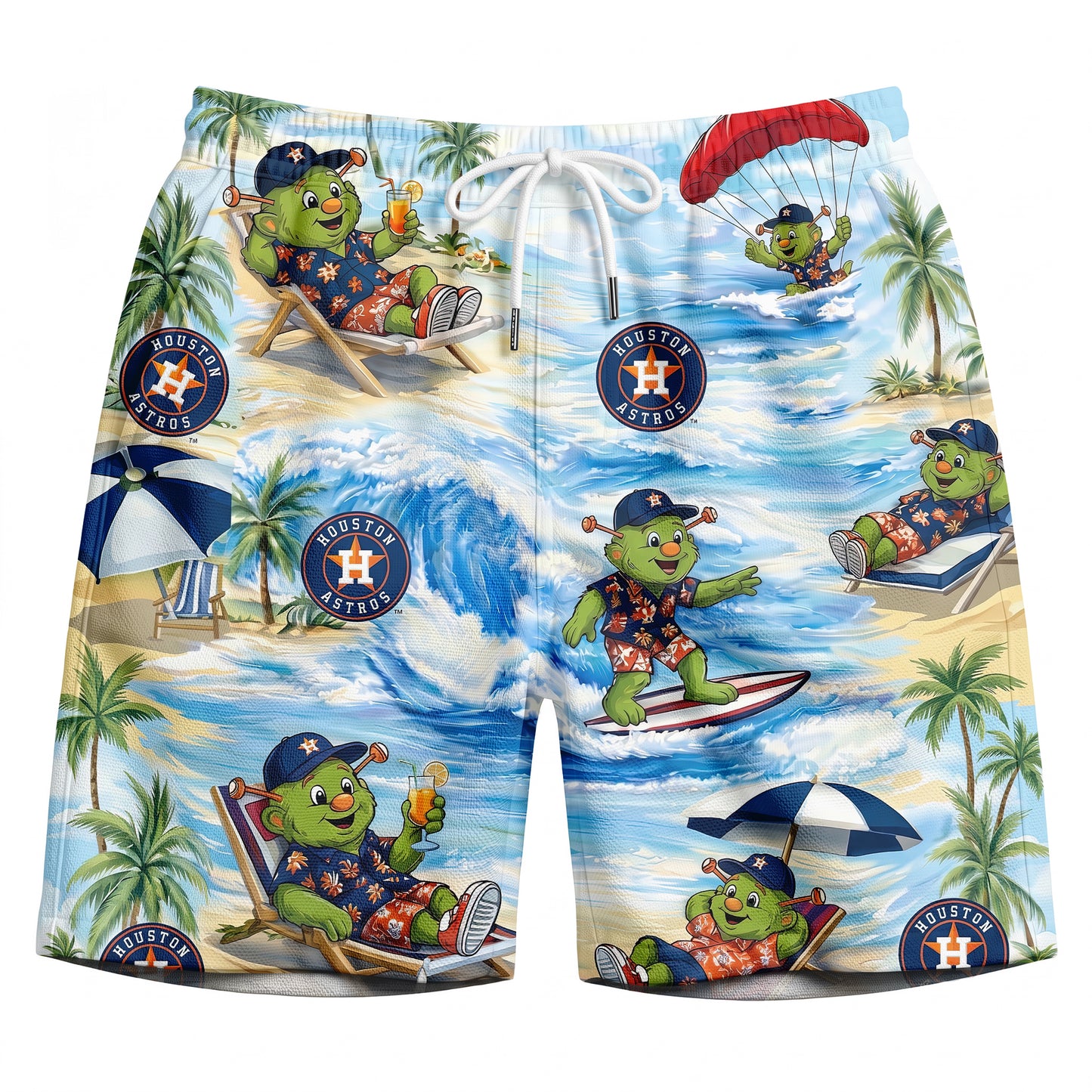 Camisa Hawaiana Unisex AB Baseball Mascot Beach Viber con Botones para Hombres y Mujeres
