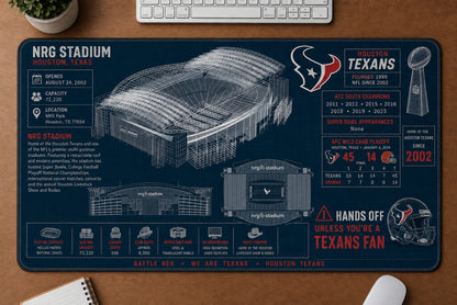 All Football Stadium BluePrint Desk Mat Mouse Pad Plus Size Trending - 5to9vibe