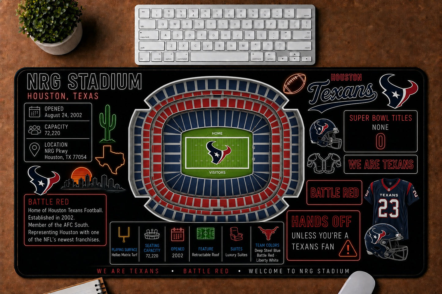 All Football Stadium Infographic Desk Mat Mouse Pad Plus Size Trending - 5to9vibe