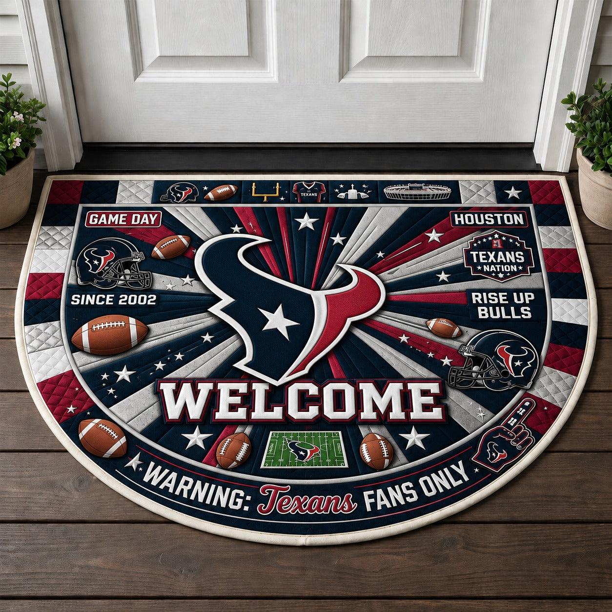 Alfombra personalizada de bienvenida premium de equipo de la MLB – Felpudo de béisbol personalizado