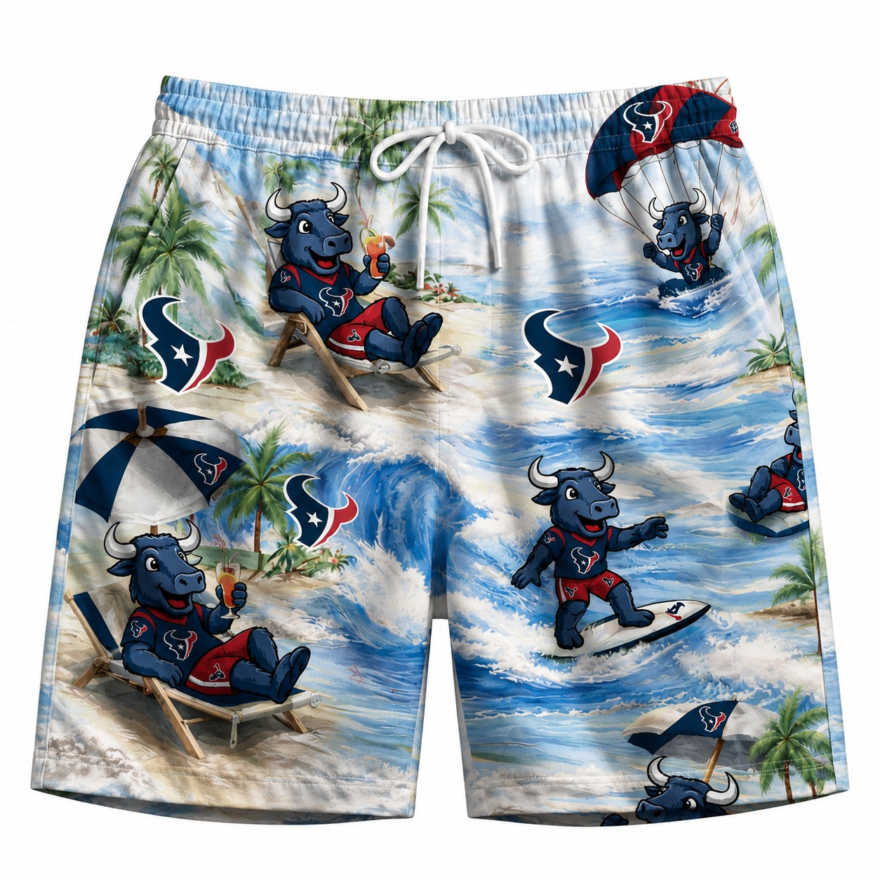 All Football Teams Mascot Beach Viber Unisex Hawaiian Shirt For Men & Women