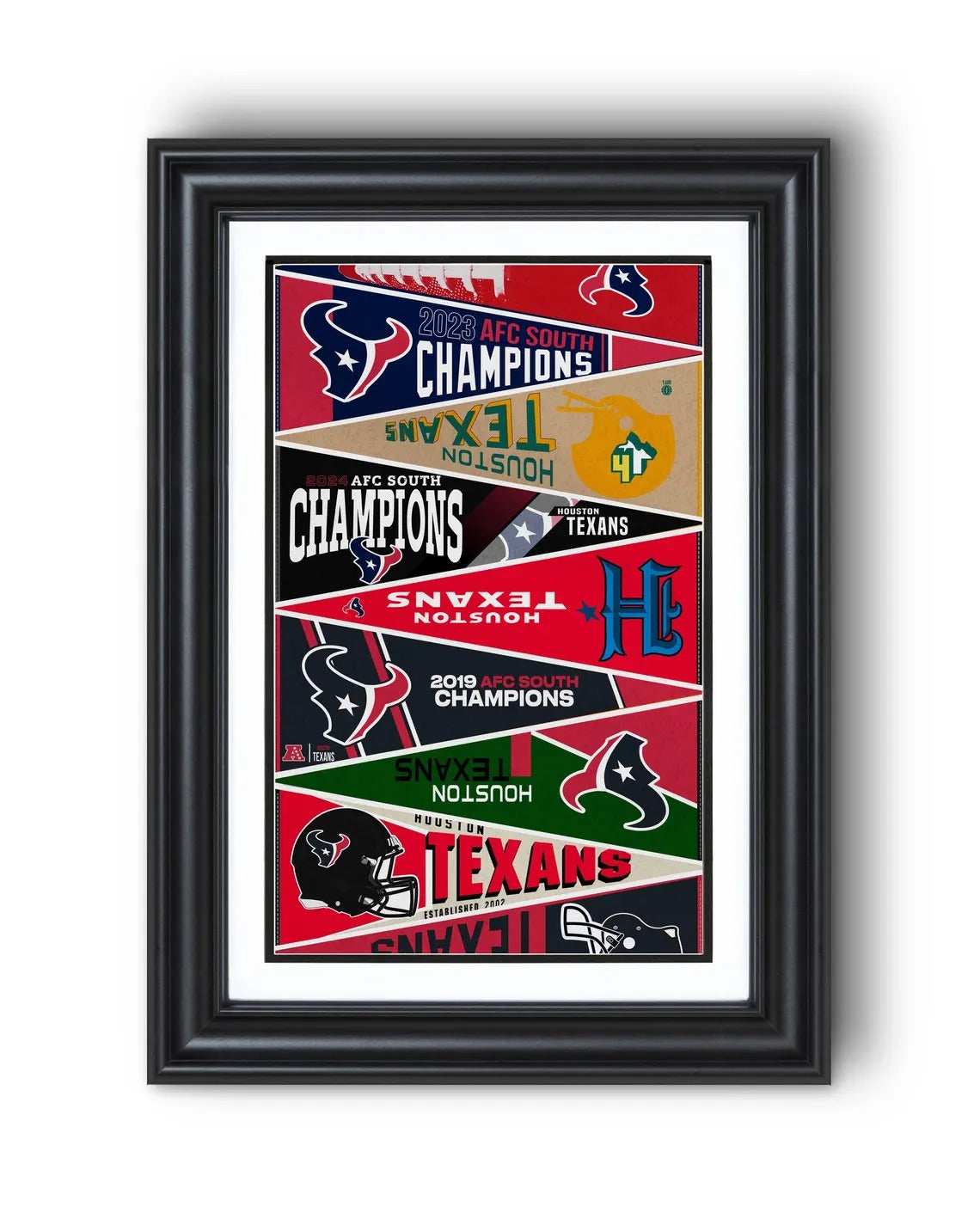 All Football Teams Vintage Anniversary For Fans No Frame Vertical Poster - 5to9vibe