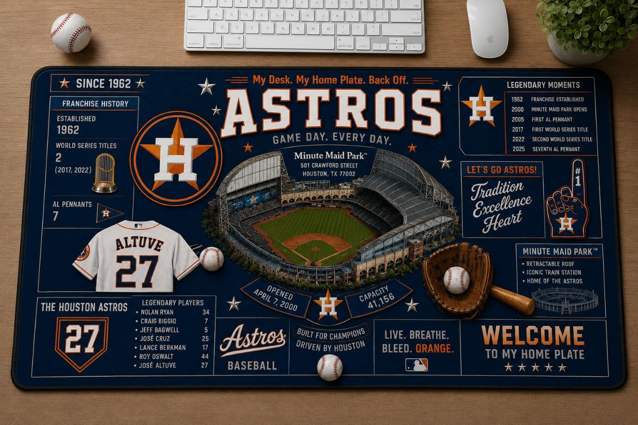 All Baseball Franchise History Stadiums Masterplan Desk Mat Mouse Pad Plus Size - 5to9vibe