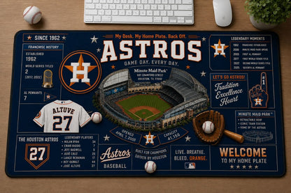All Baseball Franchise History Stadiums Masterplan Desk Mat Mouse Pad Plus Size - 5to9vibe