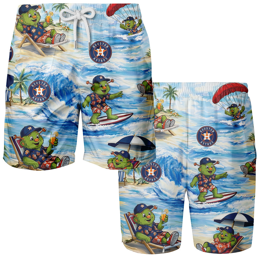 HA Baseball Mascot Beach Viber Button-Up Unisex Hawaiian Shirt For Men & Women