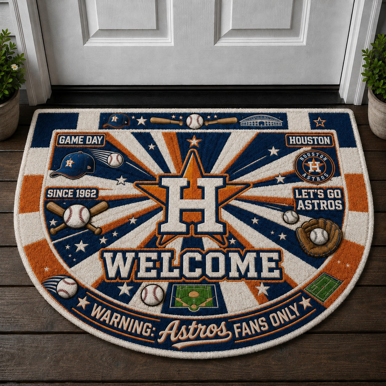 Football All Teams Custom Premium Welcome Mat – Personalized Doormat