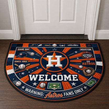 Alfombra personalizada de bienvenida premium de equipo de la MLB – Felpudo de béisbol personalizado