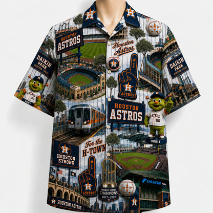 All Baseball Teams Iconic 2 Moments Aloha Shirt for Baseball Fans Button-Up Unisex Hawaiian Shirt For Men and Women