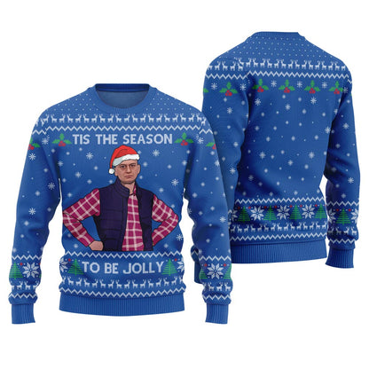 Humorous Tis The Season To Be Jolly Christmas Sweater