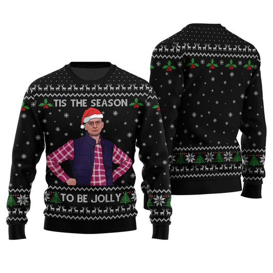 Humorous Tis The Season To Be Jolly Christmas Sweater