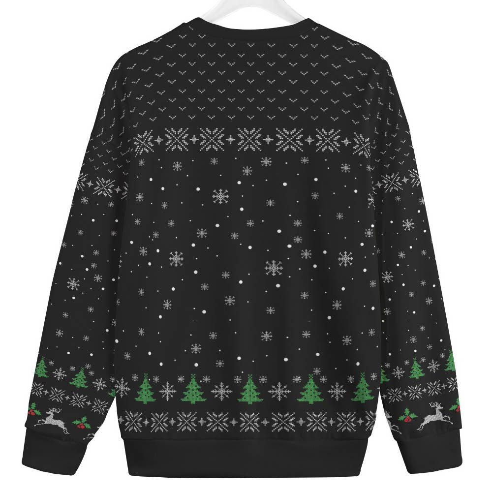 I Do It For The Hos Santa Plus Size Christmas Sweater