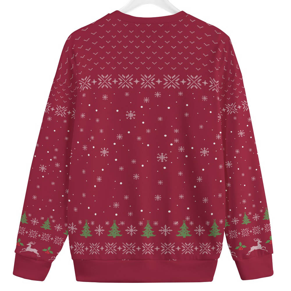 I Do It For The Hos Santa Plus Size Christmas Sweater