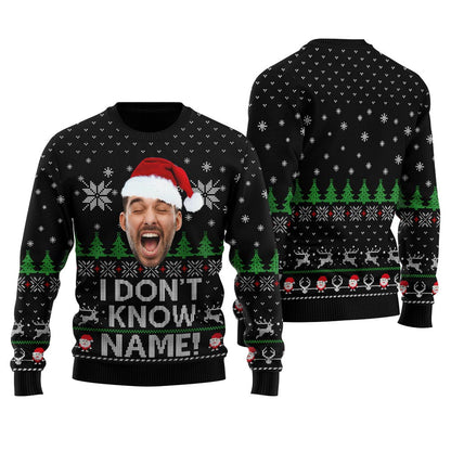 I Dont Know Margo Custom Face Ugly Christmas Sweater
