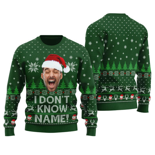 I Dont Know Margo Custom Face Ugly Christmas Sweater