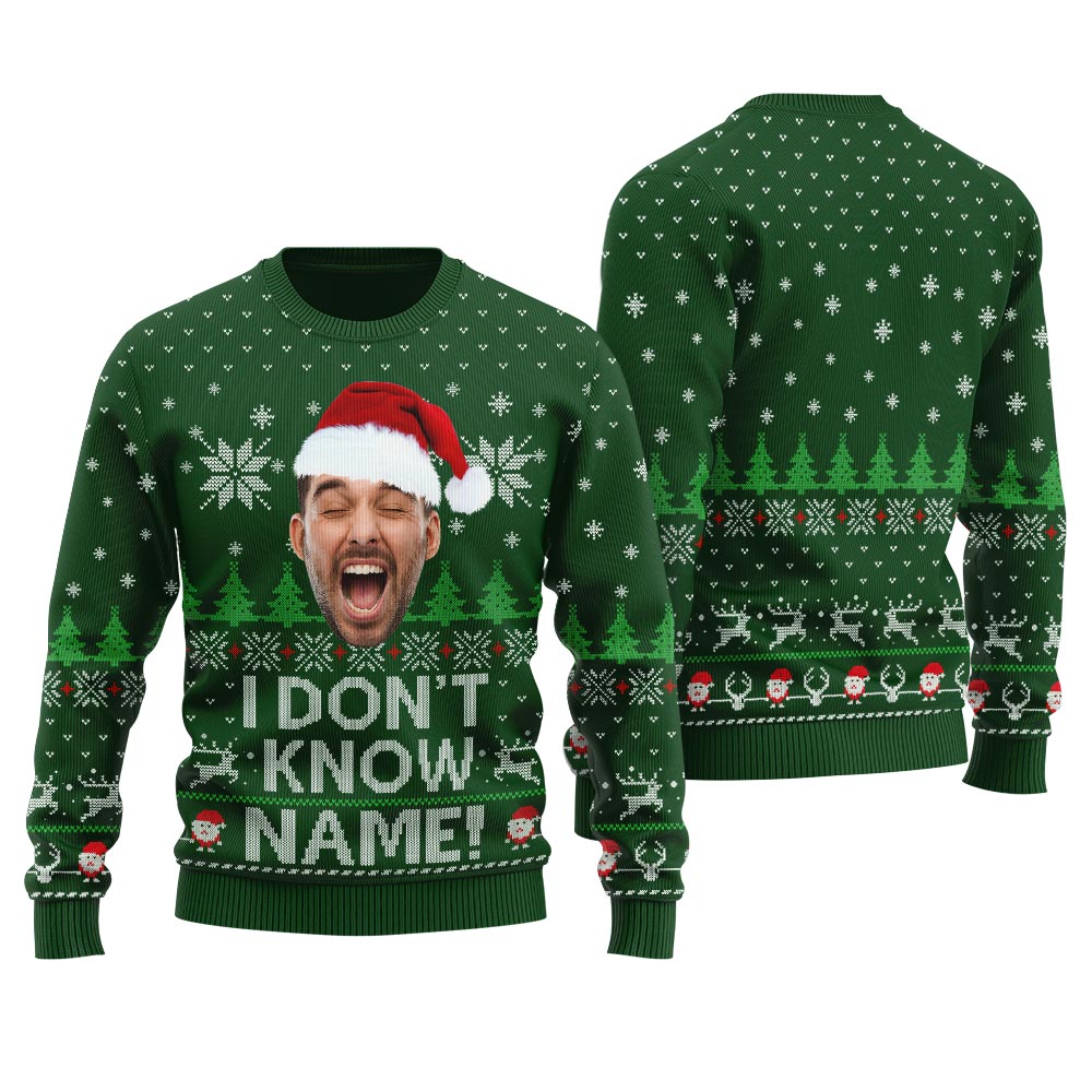 I Dont Know Margo Personalized Christmas Sweater Women's