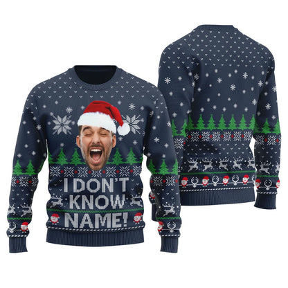 I Dont Know Margo Personalized Christmas Sweater Women's