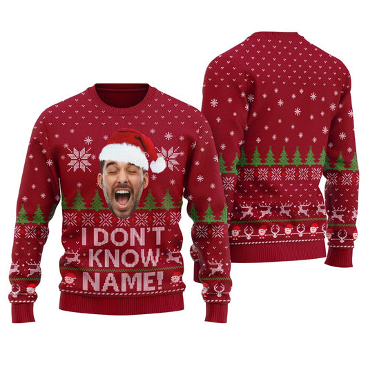 I Dont Know Margo Personalized Christmas Sweater Women's