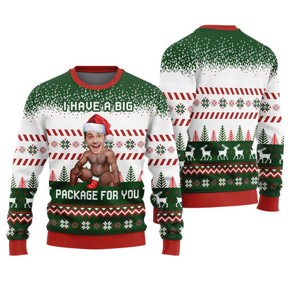 I Have A Big Package For You Barry Wood Ugly Sweater