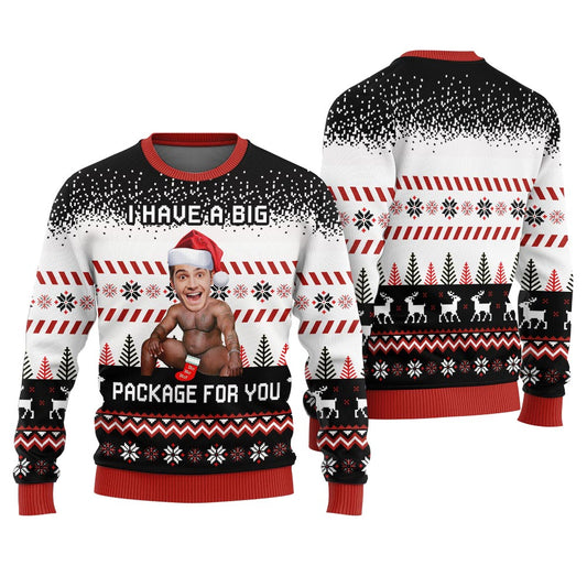 I Have A Big Package For You Barry Wood Ugly Sweater