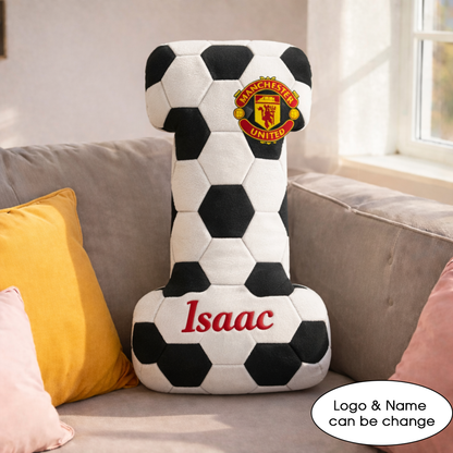 Football UK Pillow Custom Name and Logo All Teams Irregular-Shaped Pillow Custom