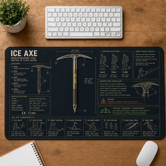Ice Axe Desk Mat | 5To9Vibe