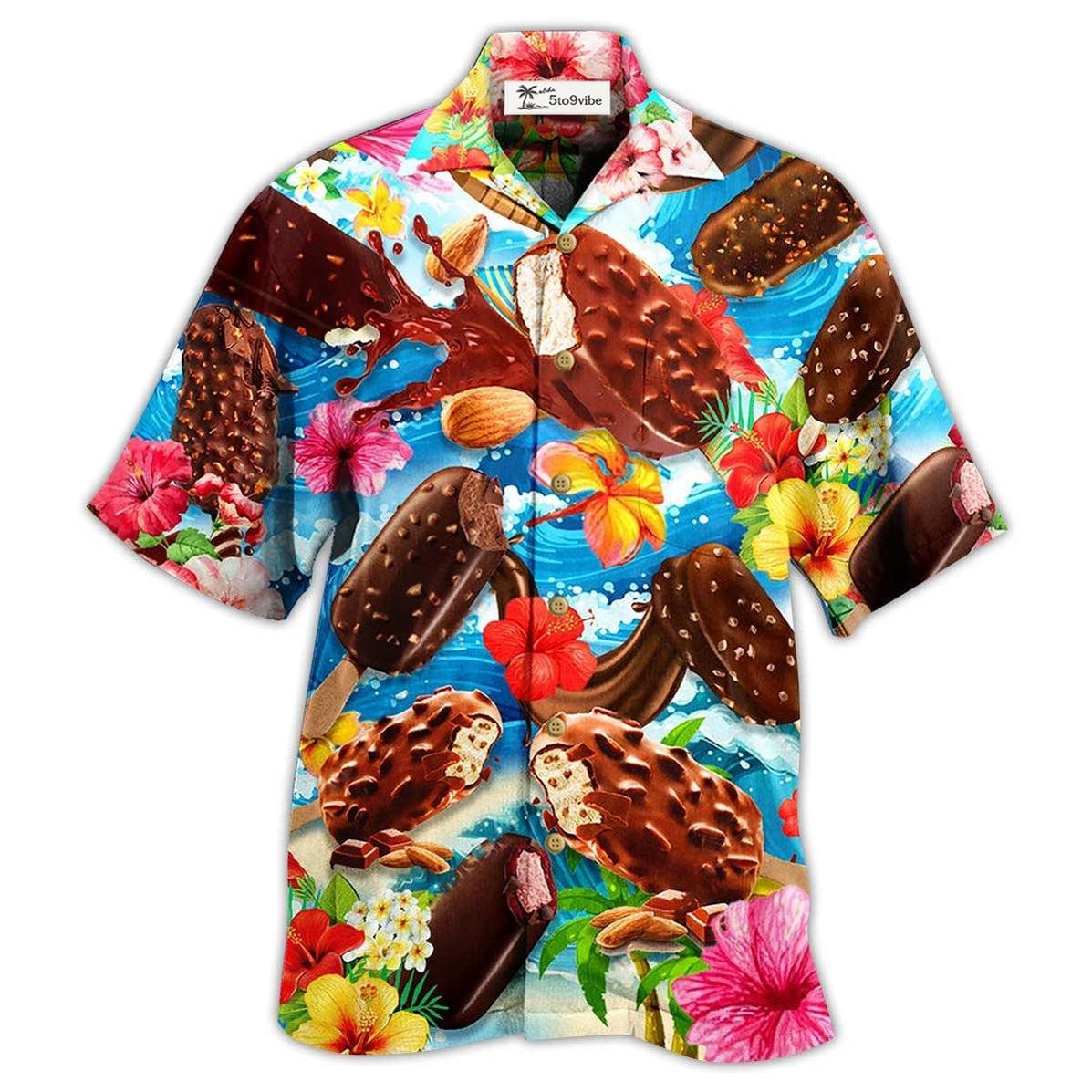 Hawaiian Shirt / Adults / S Ice Cream Love It Hot Summer - Hawaiian Shirt 