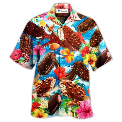 Hawaiian Shirt / Adults / S Ice Cream Love It Hot Summer - Hawaiian Shirt 