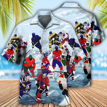 Ice Hockey Is My Therapy And My Life - Hawaiian Shirt 