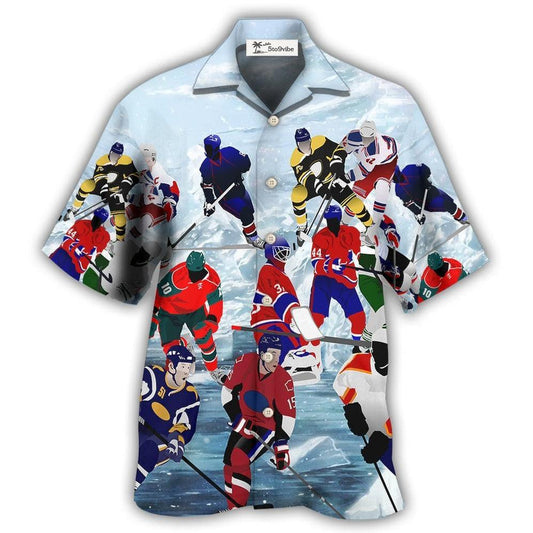 Hawaiian Shirt / Adults / S Ice Hockey Is My Therapy And My Life - Hawaiian Shirt 
