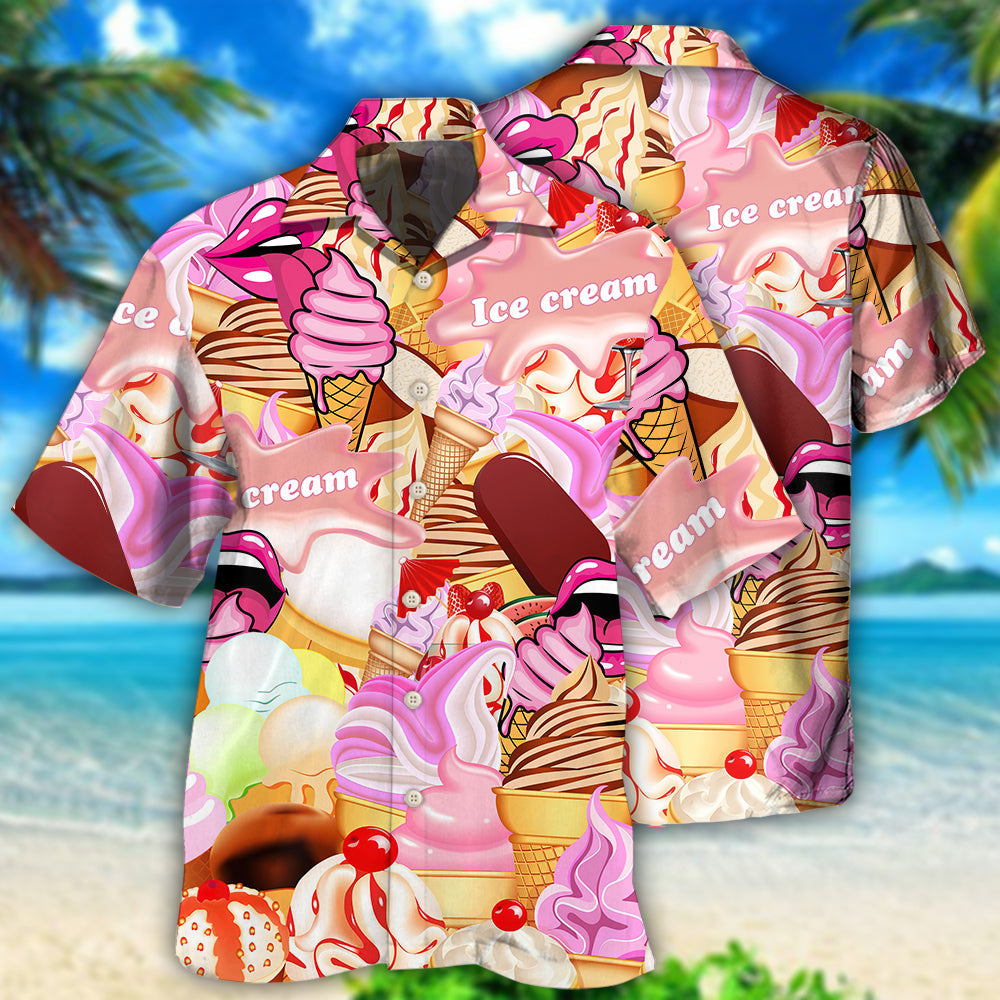Ice Cream Color Style - Hawaiian Shirt 