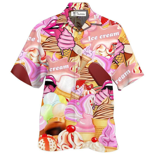 Hawaiian Shirt / Adults / S Ice Cream Color Style - Hawaiian Shirt 