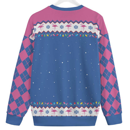 If This Jolly Enough Flamingo Plus Size Ugly Sweater