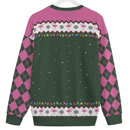 If This Jolly Enough Flamingo Plus Size Ugly Sweater