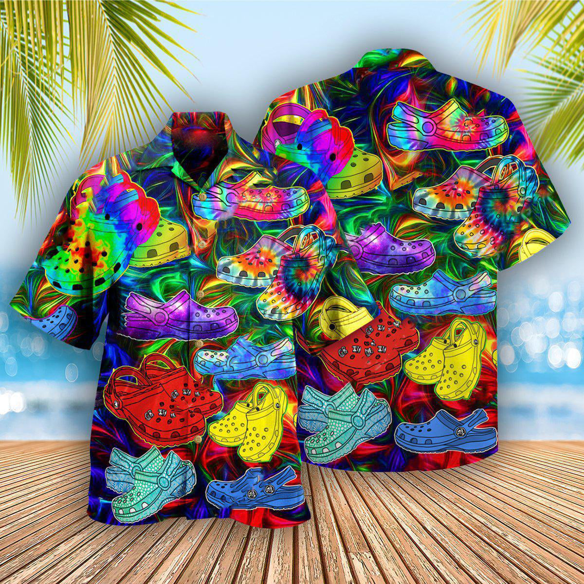 Hippie If You Ain't Crocin You Ain't Rockin - Hawaiian Shirt 