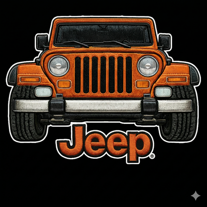 Sudadera prémium unisex Jeep bordada con cremallera de cuarto, suéter con cremallera de cuarto inspirado