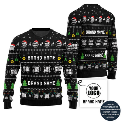 Impressive Custom Ugly Christmas Sweater For Company