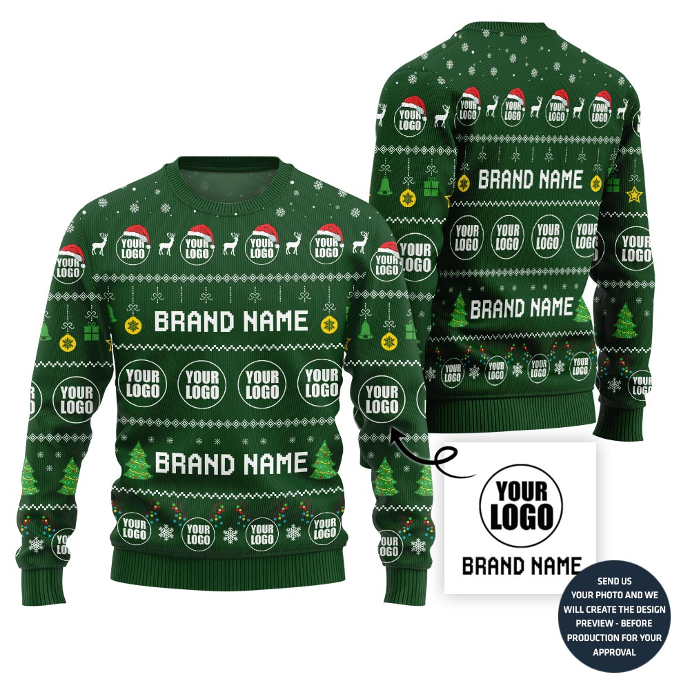 Impressive Custom Ugly Christmas Sweater For Company