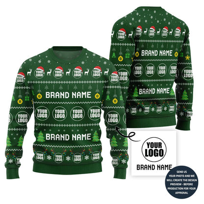 Impressive Custom Ugly Christmas Sweater For Company