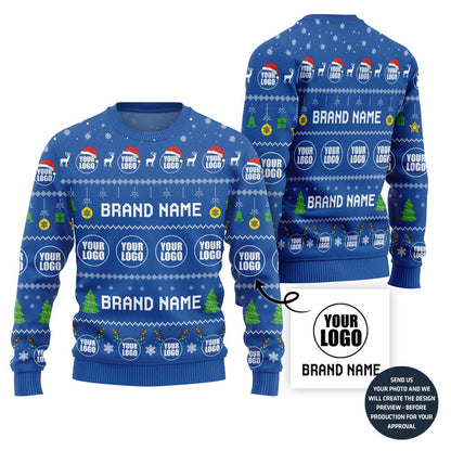 Impressive Custom Ugly Christmas Sweater For Company